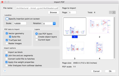 import pagesetups autocad for mac